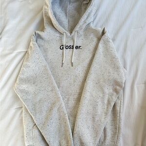 Glossier Terrazzo Hoodie size Small